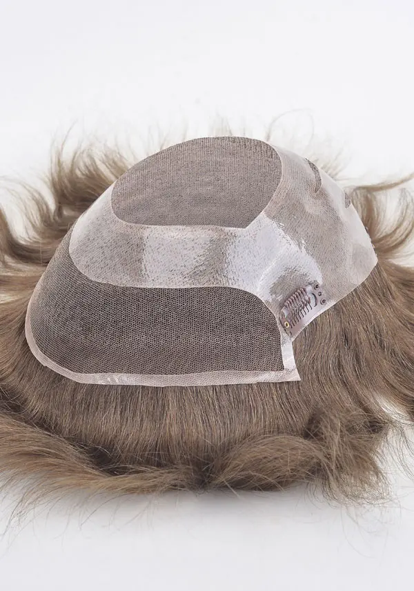 LF Clip System | Hair Patch Clip System with a Lace Front and a Fine Mono Top with Thin Skin