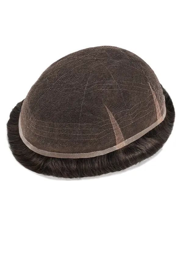 Champ| Stock Full French Lace Hairpieces for Men - Athletes' No. 1 Choice
