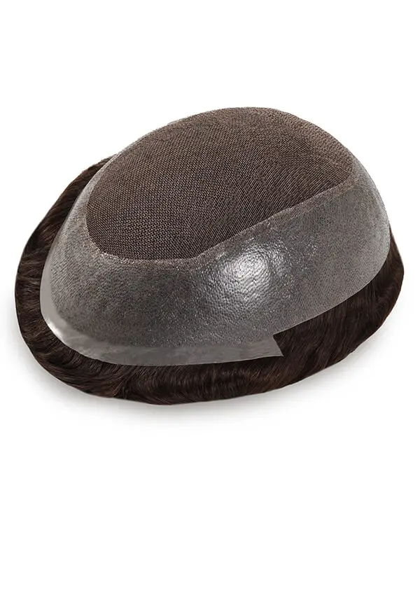 Modern – I | French Lace Top with Thin Skin Perimeter Men's Hairpiece